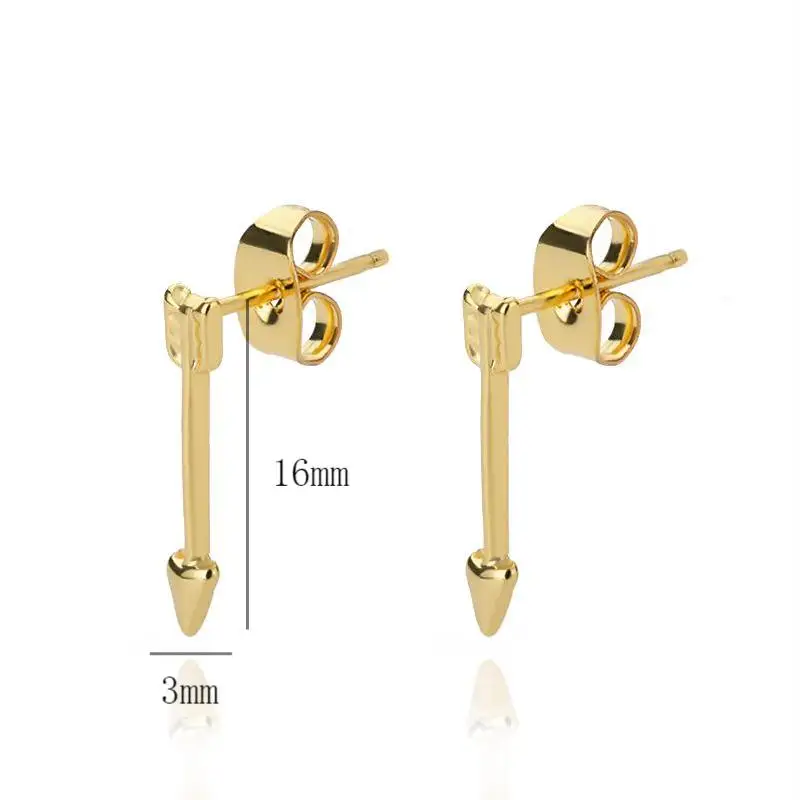 Minimalism Cupid's Arrow Stud Earrings for Women Korean Trend Tiny Arrow Earring Fashion Jewelry Best Gift For Girlfriend Bijoux 
Minimalism Cupid's Arrow Stud Earrings for Women Korean Trend Tiny Arrow Earring Fashion Jewelry Best Gift For Girlfriend Bijoux