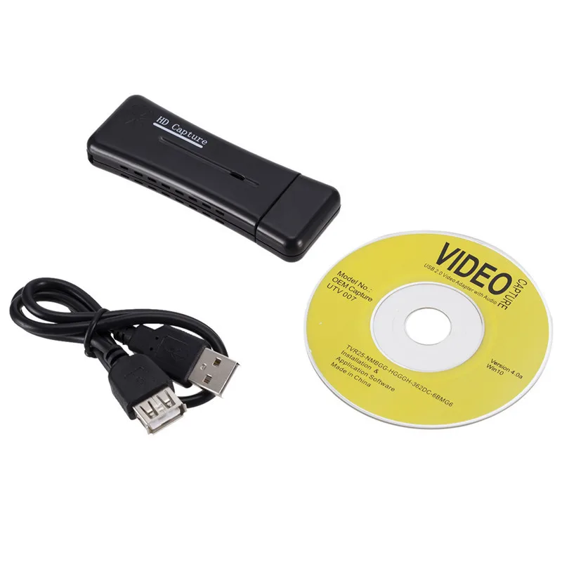 USB 2.0 Record Capture Card for PC DV Camcorder VCR/DVD Converter Laptop Computer Notebook Watching The Video Studio Adapter
USB 2.0 Record Capture Card for PC DV Camcorder VCR/DVD Converter Laptop Computer Notebook Watching The Video Studio Adapter