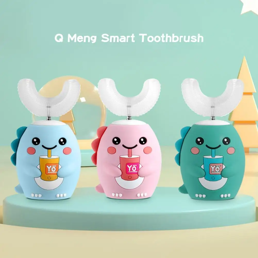 Умная электрическая зубная щетка 360 градусов, Детская силиконовая автоматическая ультразвуковая зубная щетка, детская зубная щетка с мульт... 
Умная электрическая зубная щетка 360 градусов, Детская силиконовая автоматическая ультразвуковая зубная щетка, детская зубная щетка с мульт...