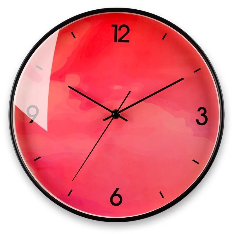 Nordic minimalist modern wall clock metal mute clock bedroom living room office round digital popular quartz clock
Nordic minimalist modern wall clock metal mute clock bedroom living room office round digital popular quartz clock