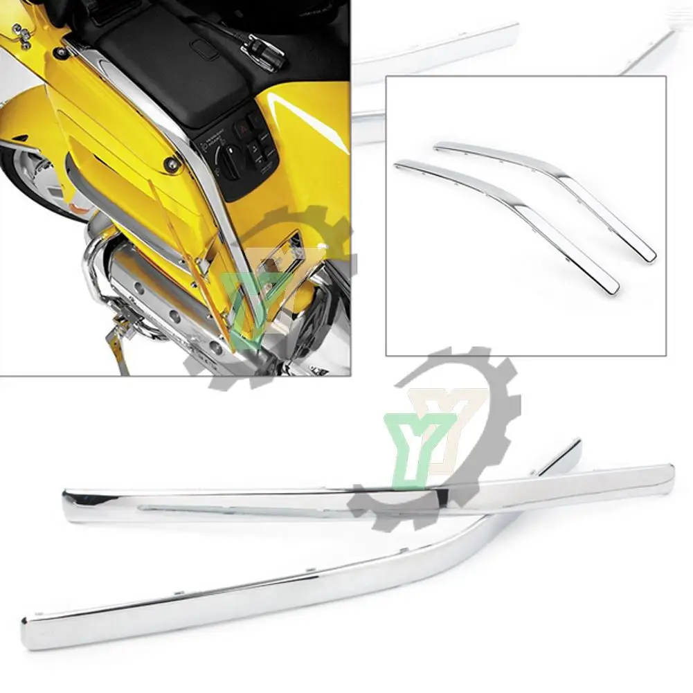 GL1800 Motorcycle Front Side Fairing Cowl Edge Molding Trim for Honda Goldwing GL 1800 2001 2002 2003 2004 2005 2006 Chrome 2PCS
GL1800 Motorcycle Front Side Fairing Cowl Edge Molding Trim for Honda Goldwing GL 1800 2001 2002 2003 2004 2005 2006 Chrome 2PCS