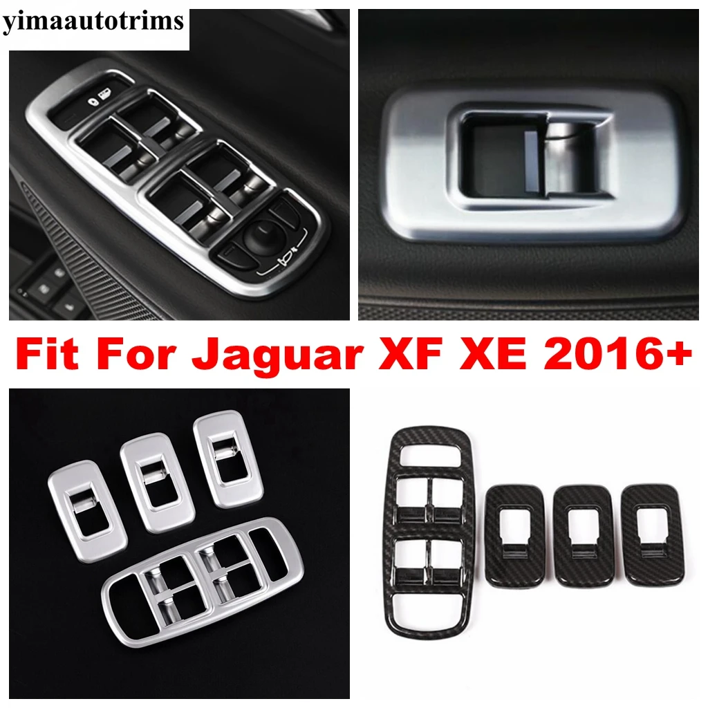 Car Door Window Armrest Switch Button Panel Cover Trim ABS Decor Carbon Fiber Style / Matte Interior For Jaguar XF XE 2016 -2019
Car Door Window Armrest Switch Button Panel Cover Trim ABS Decor Carbon Fiber Style / Matte Interior For Jaguar XF XE 2016 -2019