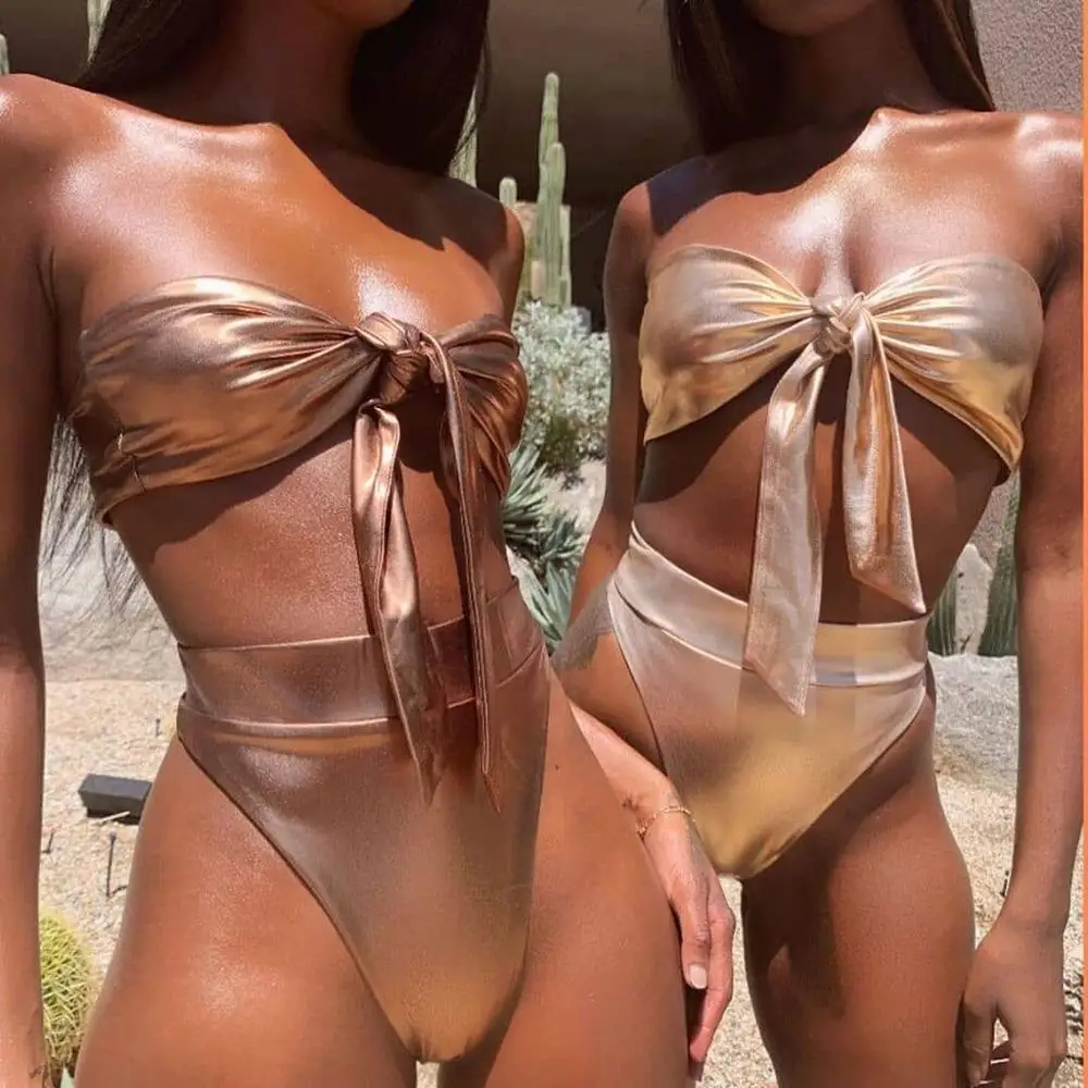 Новинка 2020 сексуальное бикини женский пляжный купальник пуш-ап с бретельками топ