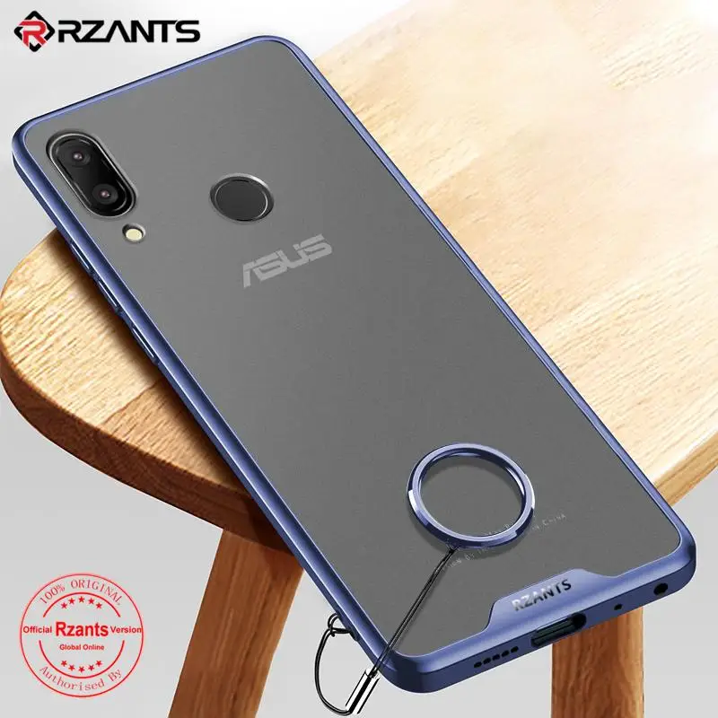 Чехол Rzants для ASUS Zenfone Max Pro M1 матовый полупрозрачный жесткий чехол из