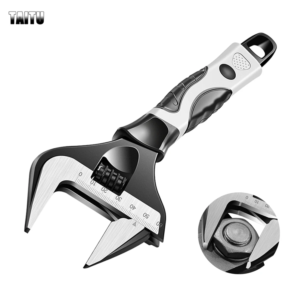 TAITU 6/8/10/12 Inch Bathroom Wrench High Strength Household Adjustable Large Open Wrench High Quality Plumbing Repair Tool
TAITU 6/8/10/12 Inch Bathroom Wrench High Strength Household Adjustable Large Open Wrench High Quality Plumbing Repair Tool
