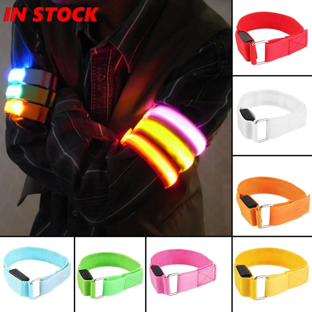 Stylish LED Arm Bands Lighting Armbands Leg Safety Bands for Cycling/Skating/Party/Shooting 7 Colors Outdoor Sports Accessory
Stylish LED Arm Bands Lighting Armbands Leg Safety Bands for Cycling/Skating/Party/Shooting 7 Colors Outdoor Sports Accessory