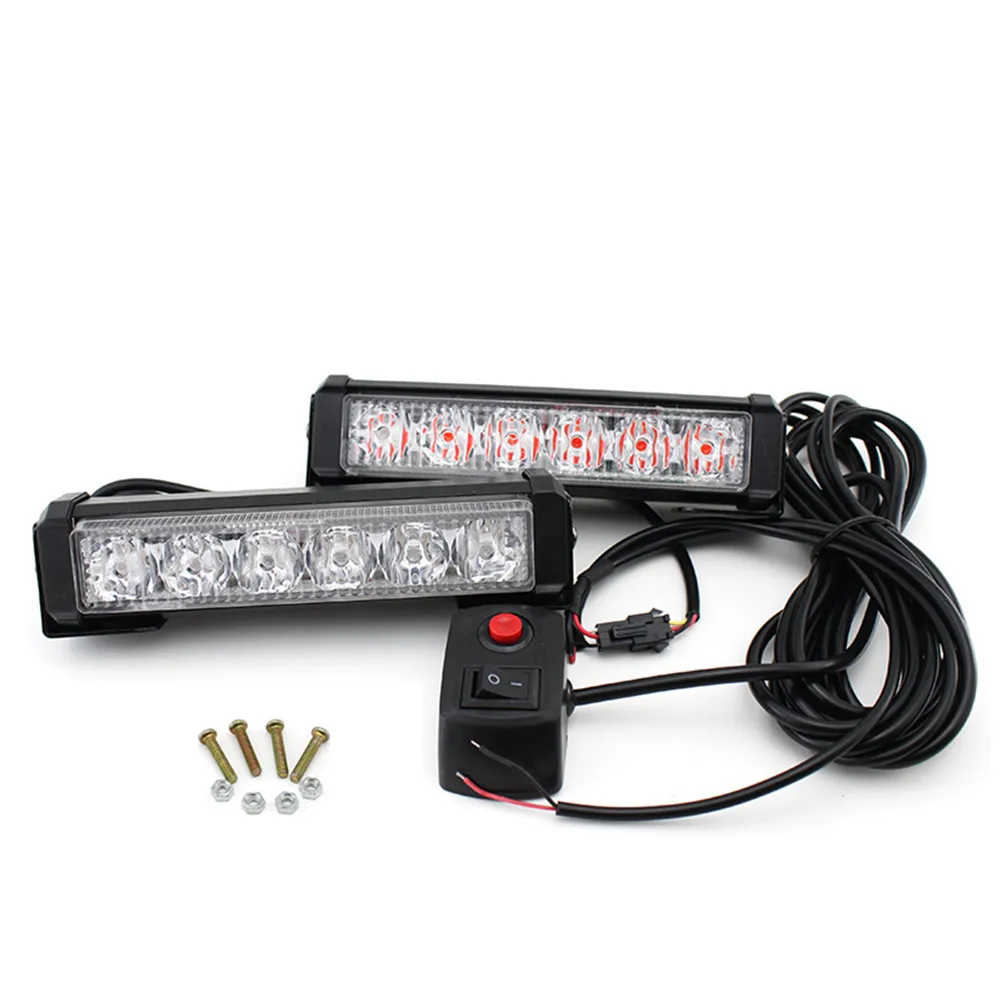 2PCS Car High-Bright Flashing Network Warning Light One For Two 6LED/COB Long Bar Light Waterproof Long Bar Light Strobe Light
2PCS Car High-Bright Flashing Network Warning Light One For Two 6LED/COB Long Bar Light Waterproof Long Bar Light Strobe Light