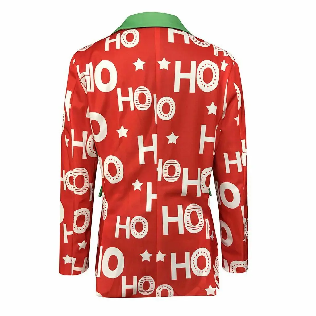 Mens Christmas Blazers Jacket Suit Funny Snowman Pattern Xmas Fancy Dress Suit Blazer Coats Costume Party
Mens Christmas Blazers Jacket Suit Funny Snowman Pattern Xmas Fancy Dress Suit Blazer Coats Costume Party