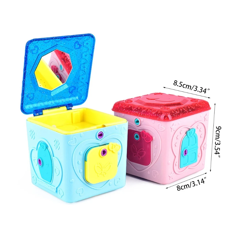 1 Set Unlock Key Jewelry Blind Box Children's Surprise Treasure Box Light And Sound Effects Girl Play House 
1 Set Unlock Key Jewelry Blind Box Children's Surprise Treasure Box Light And Sound Effects Girl Play House
