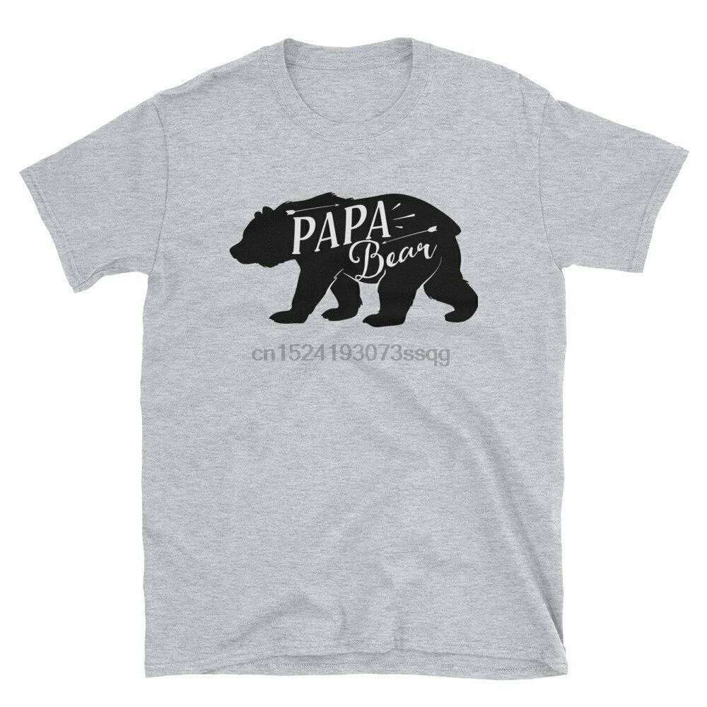 gray Mens T-shirt New Papa Bear size S-2XL 
gray Mens T-shirt New Papa Bear size S-2XL