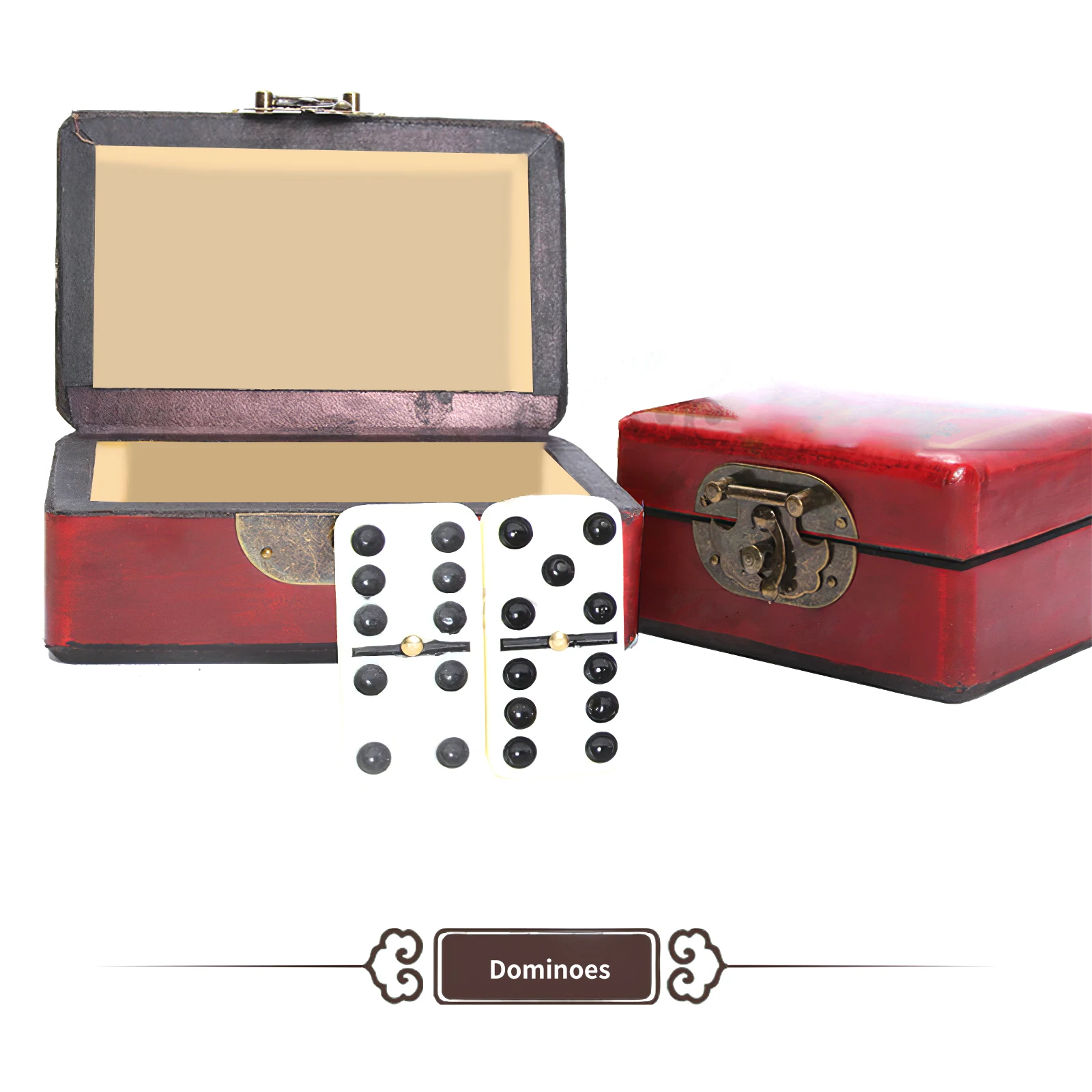 28 Pieces Educational Portable Antique Domino Box Handmade Retro Dominoes Set High Playability Dominoes Game Set Classic
28 Pieces Educational Portable Antique Domino Box Handmade Retro Dominoes Set High Playability Dominoes Game Set Classic