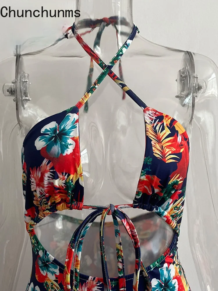 Floral Print Cut Out Backless Swimwear Fashion Vacation Playsuit Beachwear Summer Women One Piece Swimsuit Bathing Wear
Floral Print Cut Out Backless Swimwear Fashion Vacation Playsuit Beachwear Summer Women One Piece Swimsuit Bathing Wear
