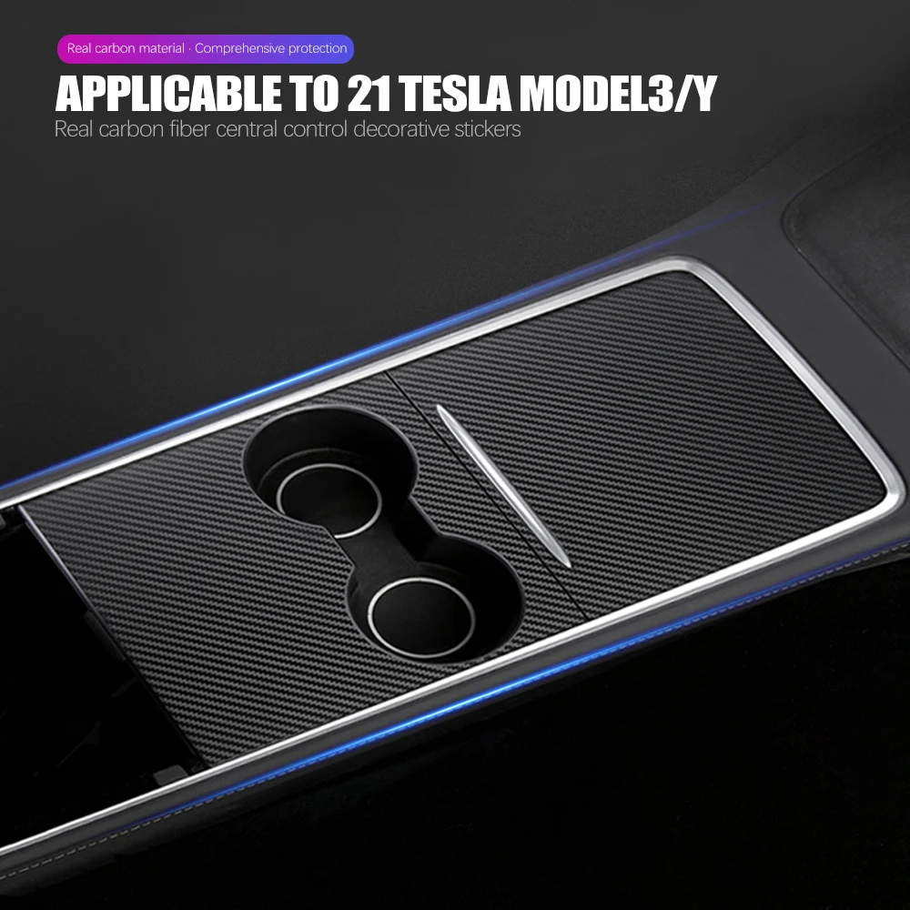 Speedpark For 2021 Tesla Model3 ModelY Armrest box center control carbon pattern patch Carbon Fiber Sticker
Speedpark For 2021 Tesla Model3 ModelY Armrest box center control carbon pattern patch Carbon Fiber Sticker