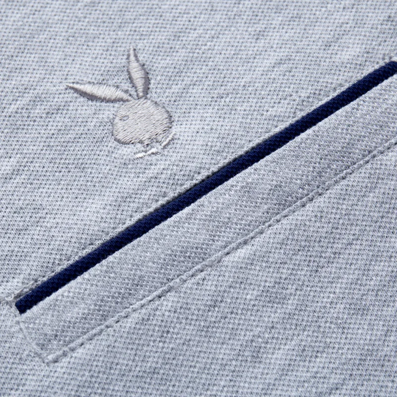 PLAYBOY Mens Polo Shirt 2020 Summer Sleeve Turn-over Collar Slim Tops Casual Breathable Solid Color Business Men Shirt 1221 
PLAYBOY Mens Polo Shirt 2020 Summer Sleeve Turn-over Collar Slim Tops Casual Breathable Solid Color Business Men Shirt 1221