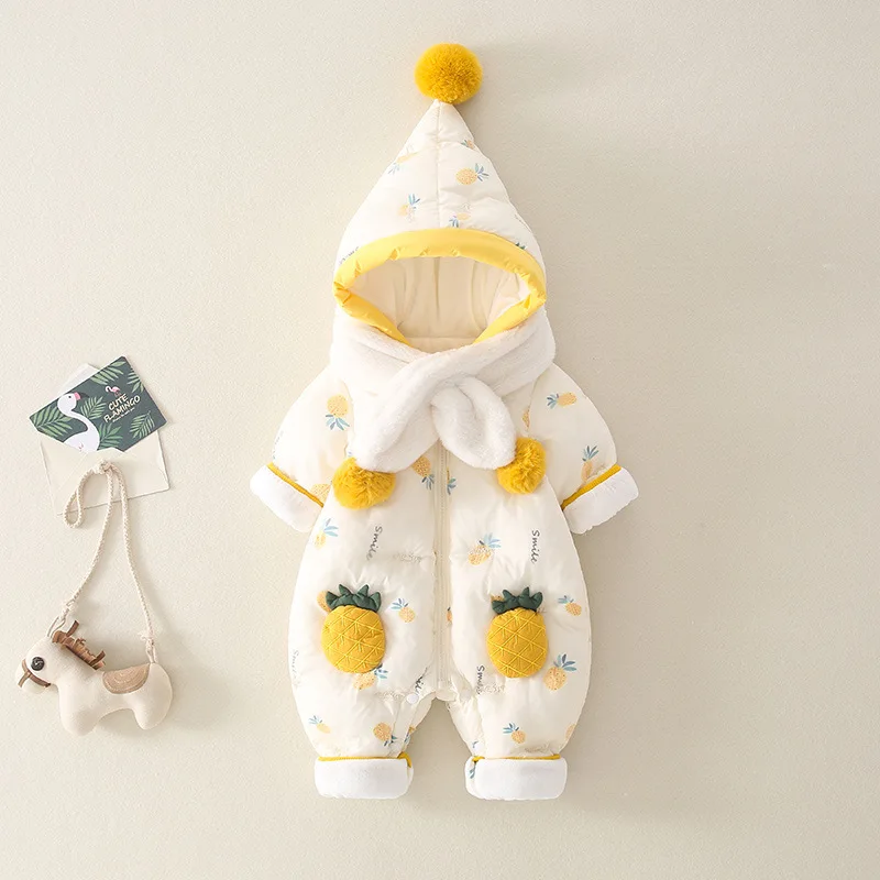 Baby Autumn And Winter Clothes Thickened 1-3 Months Girl Outing Holding Princess One-piece Hooded Winter Clothes Ropa De Bebe
Baby Autumn And Winter Clothes Thickened 1-3 Months Girl Outing Holding Princess One-piece Hooded Winter Clothes Ropa De Bebe