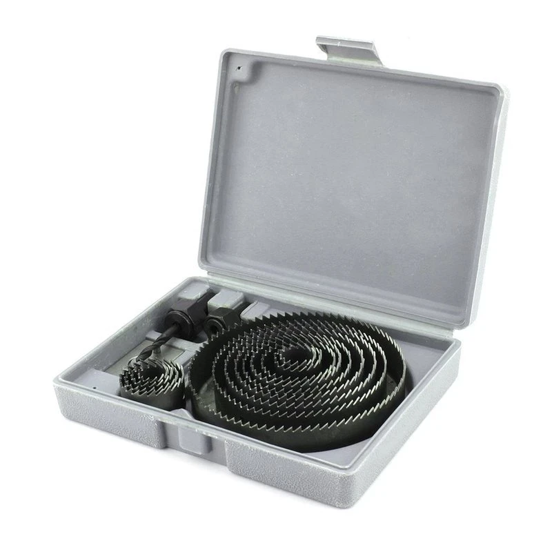 5/8/13pcs Woodworking Hole Saw Set 19-127mm Hole Cutter Hole Saw Wood Metal Drilling Power Tool Core Drill Mandrels Bits
5/8/13pcs Woodworking Hole Saw Set 19-127mm Hole Cutter Hole Saw Wood Metal Drilling Power Tool Core Drill Mandrels Bits