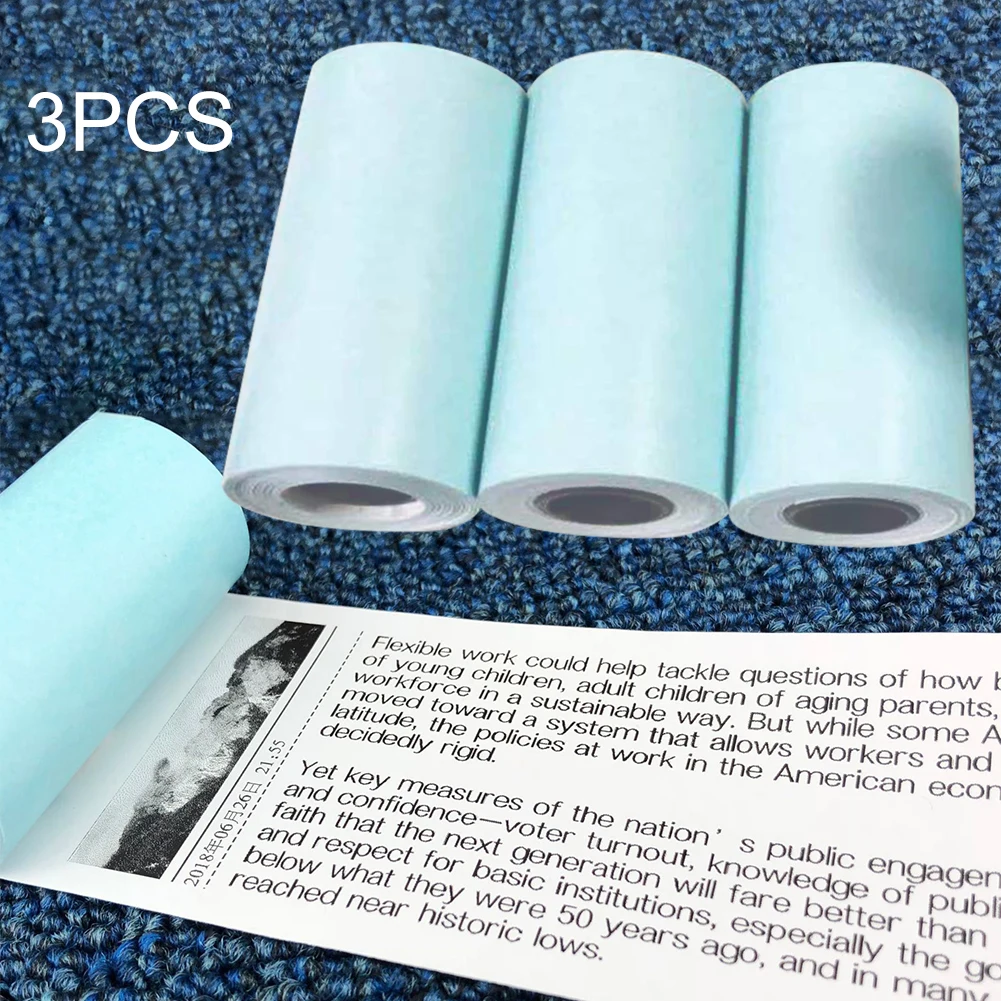 3rolls Practical Label Mini Photo Printer With Self-adhesive Smooth Printable Sticker Paper Accessories For PAPERANG P1 P2
3rolls Practical Label Mini Photo Printer With Self-adhesive Smooth Printable Sticker Paper Accessories For PAPERANG P1 P2