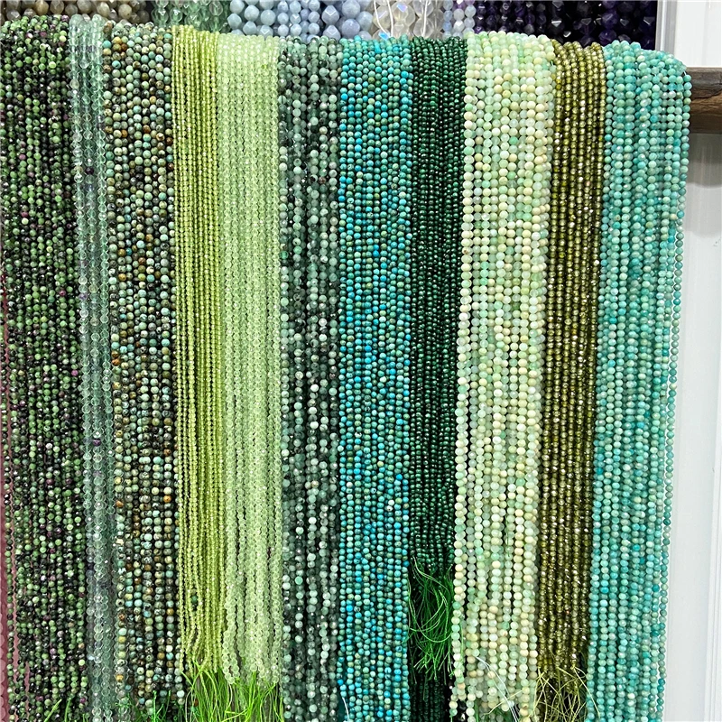 Wholesale 2 3MM Natural Faceted Small Stone Beads Green Quartzs Unakite Section Loose Spacer Bead For Jewelry Making Supplies
Wholesale 2 3MM Natural Faceted Small Stone Beads Green Quartzs Unakite Section Loose Spacer Bead For Jewelry Making Supplies