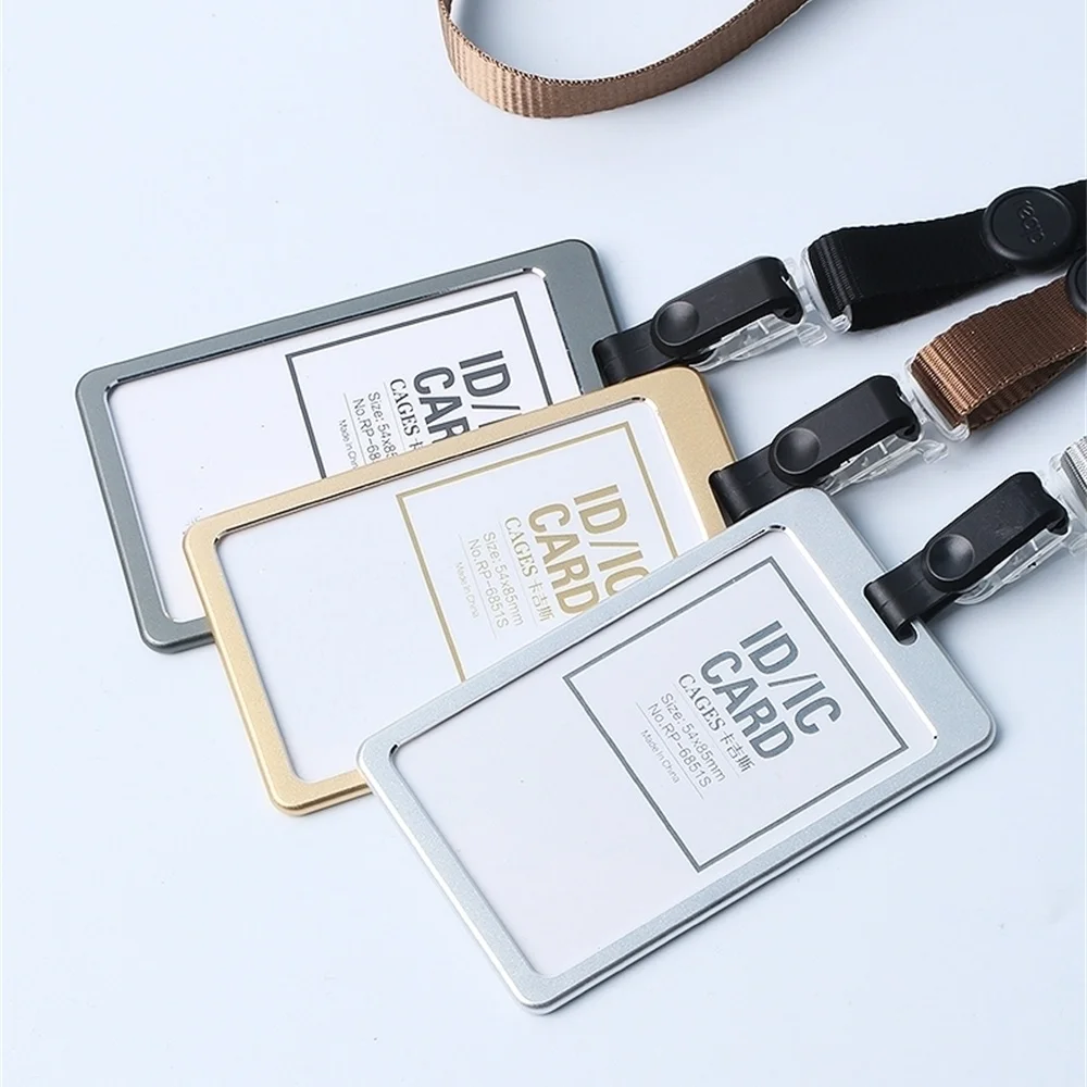 High-grade Metal Card Holder Staff Identification Card Neck Strap With Lanyard Badge Neck Strap Bus Id Holders
High-grade Metal Card Holder Staff Identification Card Neck Strap With Lanyard Badge Neck Strap Bus Id Holders