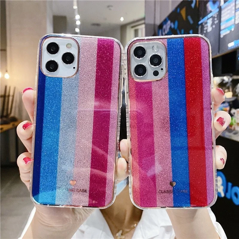 Flash Pink Rainbow Suitable for IPhone 13 / 12 Pro Max Mini Mobile Phone Case Fashion Girls Aurora Mobile Phone Full Case
Flash Pink Rainbow Suitable for IPhone 13 / 12 Pro Max Mini Mobile Phone Case Fashion Girls Aurora Mobile Phone Full Case