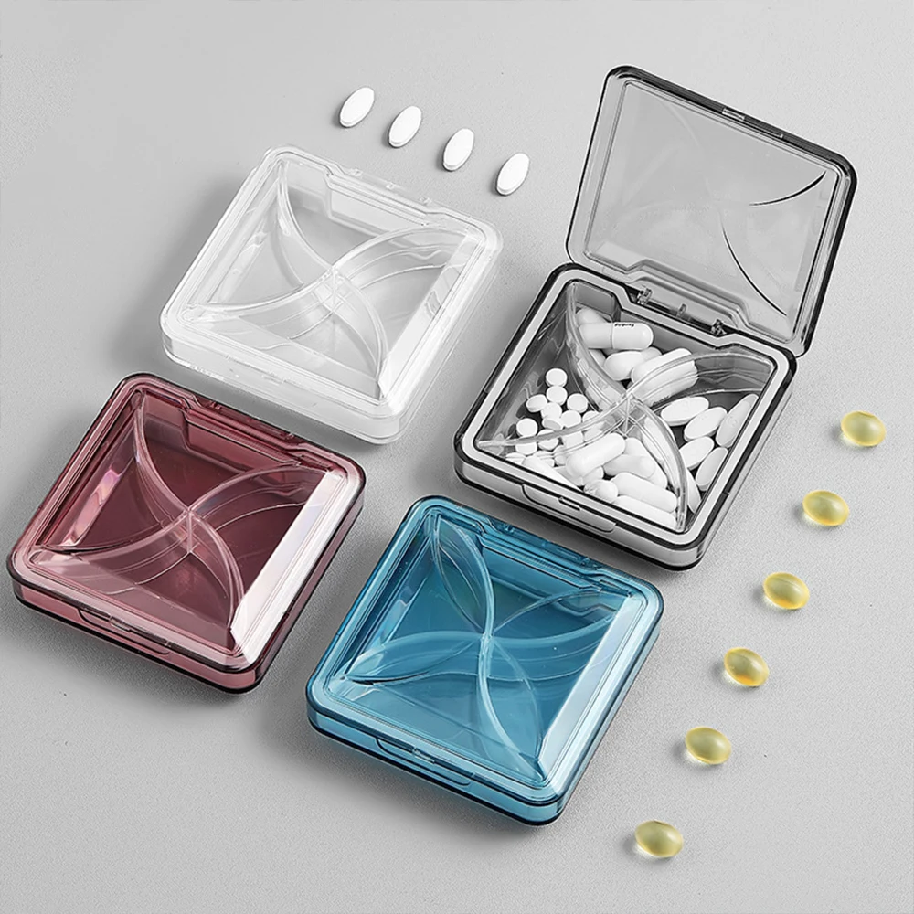 4 Grid Plastic Pill Case Storage Organizer Cute Medical Pills Box Organiser for Tablets Pillbox Multicolour Medicine Pill's Box
4 Grid Plastic Pill Case Storage Organizer Cute Medical Pills Box Organiser for Tablets Pillbox Multicolour Medicine Pill's Box
