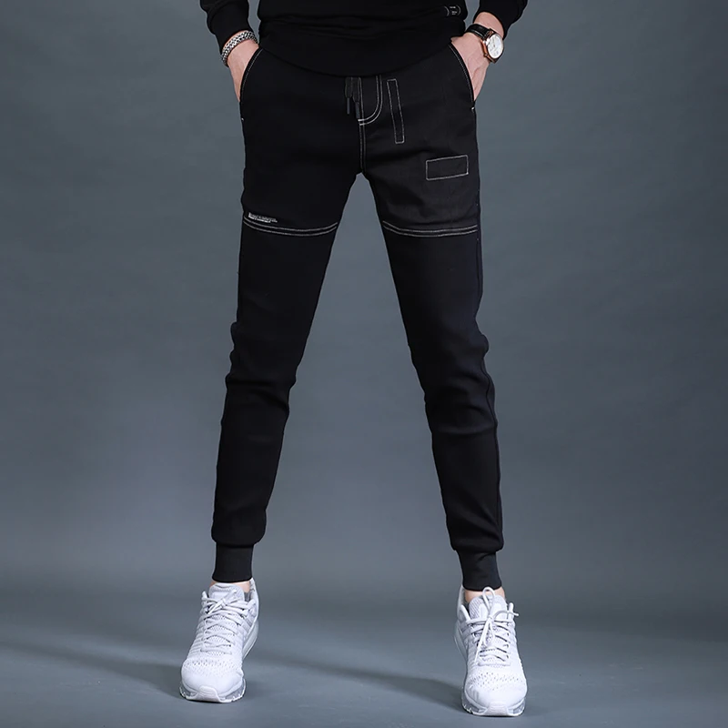 Fashion Men Casual Pants Streetwear Joggers Patchwork Slim Fit Sport Elastic Waist Drawstring Trousers
Fashion Men Casual Pants Streetwear Joggers Patchwork Slim Fit Sport Elastic Waist Drawstring Trousers