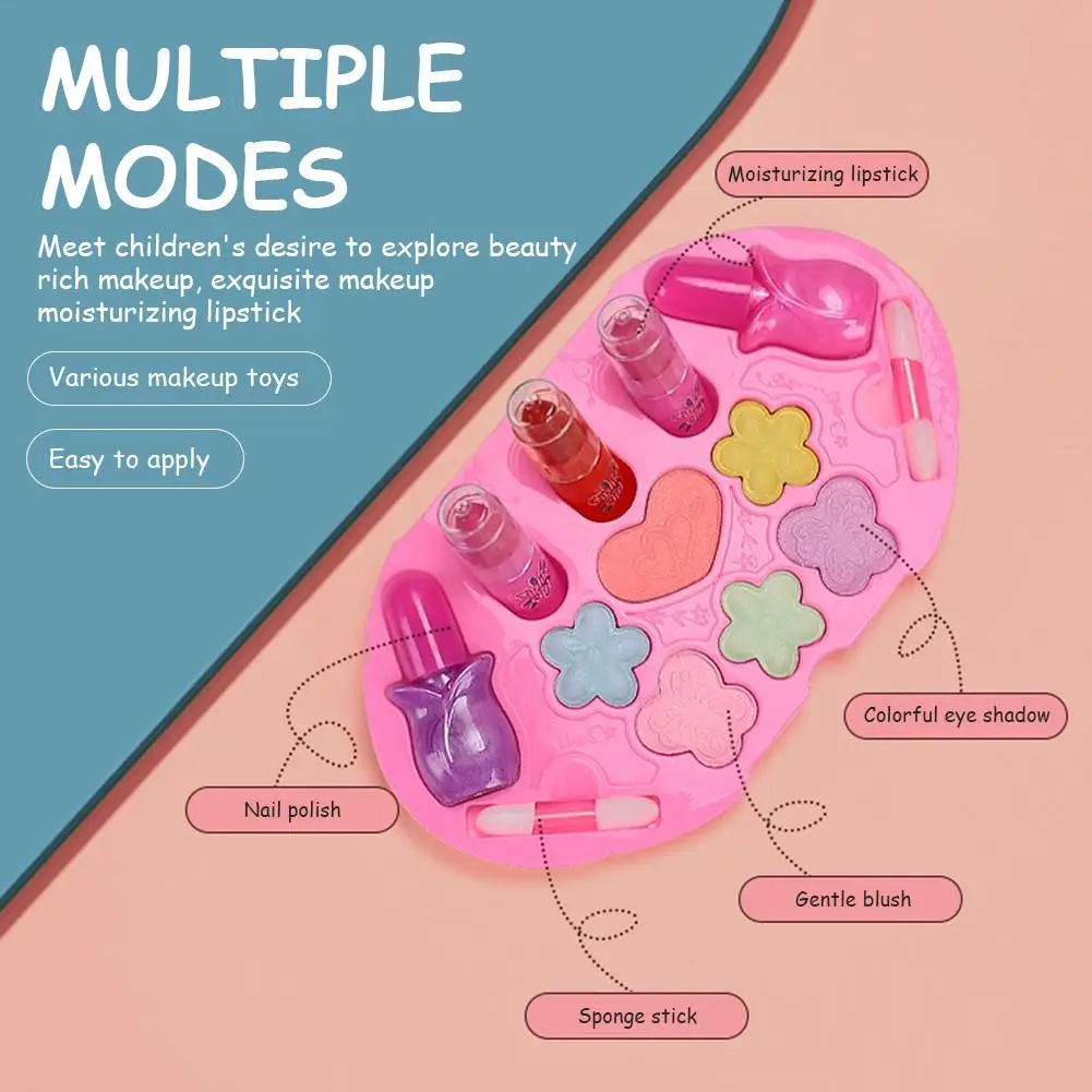 Kids MakeUp Toy Set Nontoxic Cosmetics Kit Toys Pretend Play Makeup Beauty Toys Accessory For Child Girls Gifts
Kids MakeUp Toy Set Nontoxic Cosmetics Kit Toys Pretend Play Makeup Beauty Toys Accessory For Child Girls Gifts