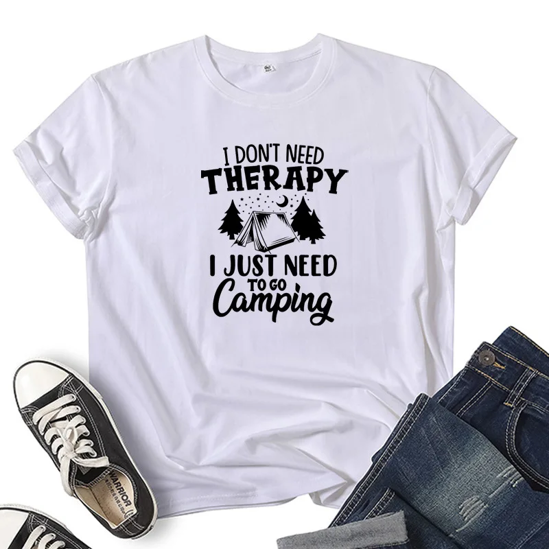 Just Need To Go Campin gLetter Print Women T Shirt Short Sleeve O Neck Loose Women Tshirt Ladies Tee Shirt Tops Camisetas Mujer
Just Need To Go Campin gLetter Print Women T Shirt Short Sleeve O Neck Loose Women Tshirt Ladies Tee Shirt Tops Camisetas Mujer