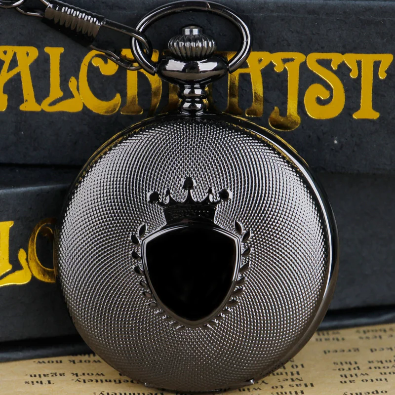 Steampunk Quartz Pocket Watch Shield Design Self Winding Pocket Watch Chain Necklace Pendant
Steampunk Quartz Pocket Watch Shield Design Self Winding Pocket Watch Chain Necklace Pendant