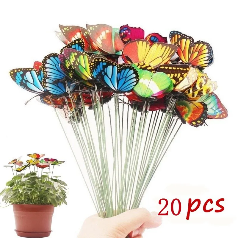 20pc 7cm Bunch Of Butterflies Garden Yard Planter Colorful Whimsical Butterfly Stakes Decoracion Outdoor Decor Flower Pots Decor
20pc 7cm Bunch Of Butterflies Garden Yard Planter Colorful Whimsical Butterfly Stakes Decoracion Outdoor Decor Flower Pots Decor