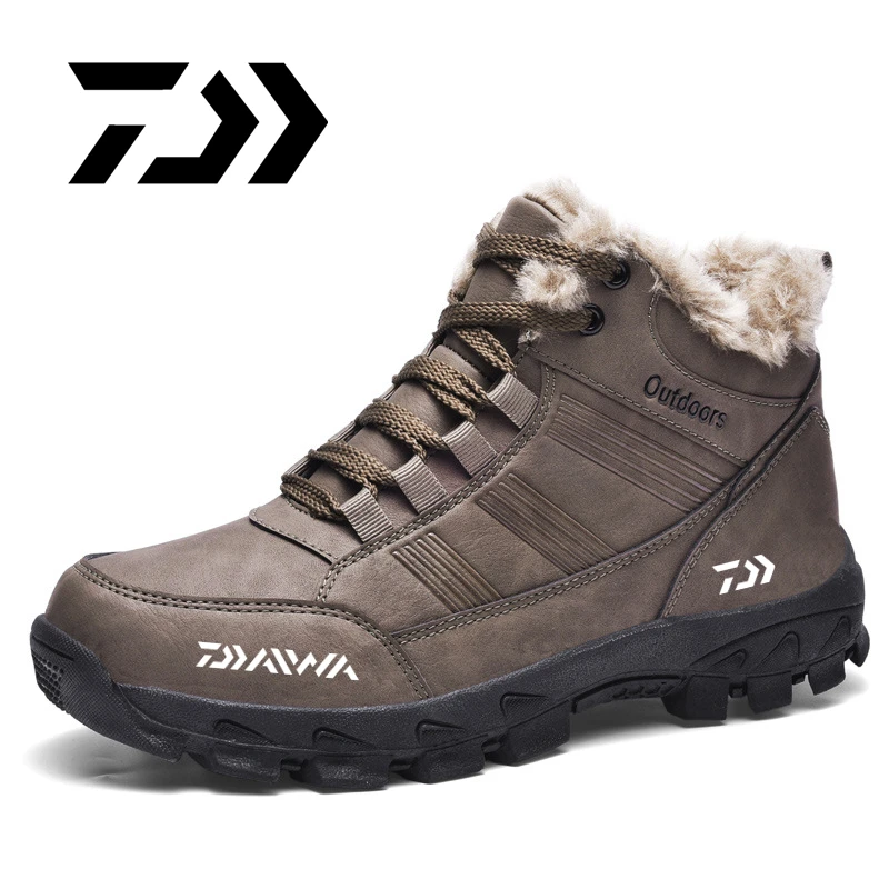 Зимние женские зимние ботинки Daiwa с высоким берцем, Мужская теплая бархатная обувь на толстой хлопковой подошве, нескользящая Водонепрониц...
Зимние женские зимние ботинки Daiwa с высоким берцем, Мужская теплая бархатная обувь на толстой хлопковой подошве, нескользящая Водонепрониц...