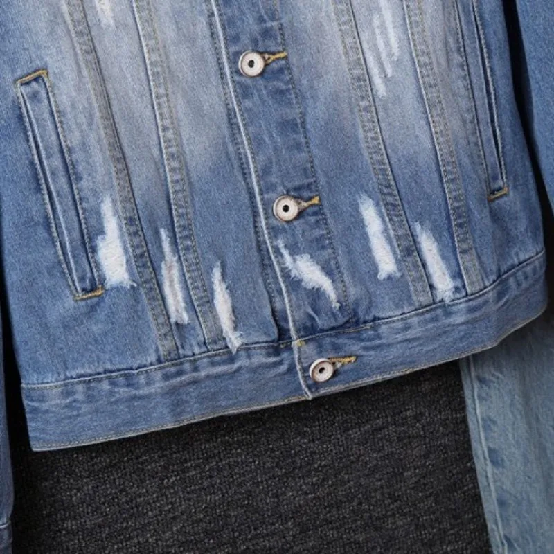 Streetwear 2021 Autumn Mens Hole Denim Jackets Jeans Two Piece Sets Vintage Korean Men Slim Fit Tops Pants Matching Set Outfit 
Streetwear 2021 Autumn Mens Hole Denim Jackets Jeans Two Piece Sets Vintage Korean Men Slim Fit Tops Pants Matching Set Outfit