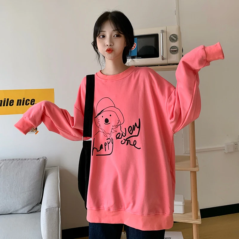 Bear Hoodless Sweater Women's Spring and Autumn Thin Ins Korean Fashionable Loose BF Idle Style Small Couple Top
Bear Hoodless Sweater Women's Spring and Autumn Thin Ins Korean Fashionable Loose BF Idle Style Small Couple Top