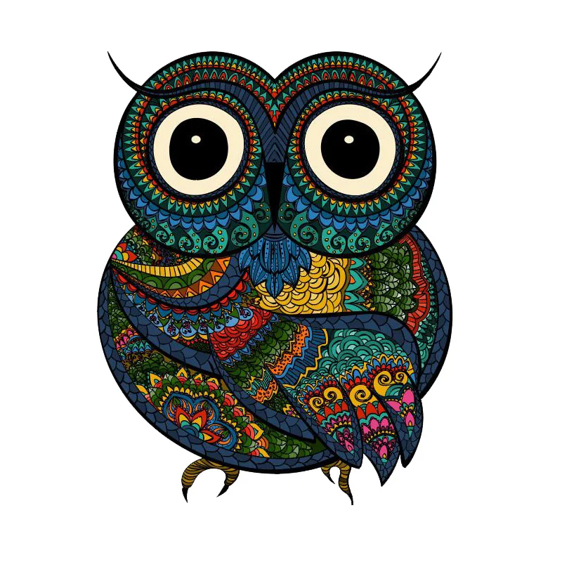 Деревянная игрушка-пазл «Сова» с большими глазами, 6 моделей 
Деревянная игрушка-пазл «Сова» с большими глазами, 6 моделей