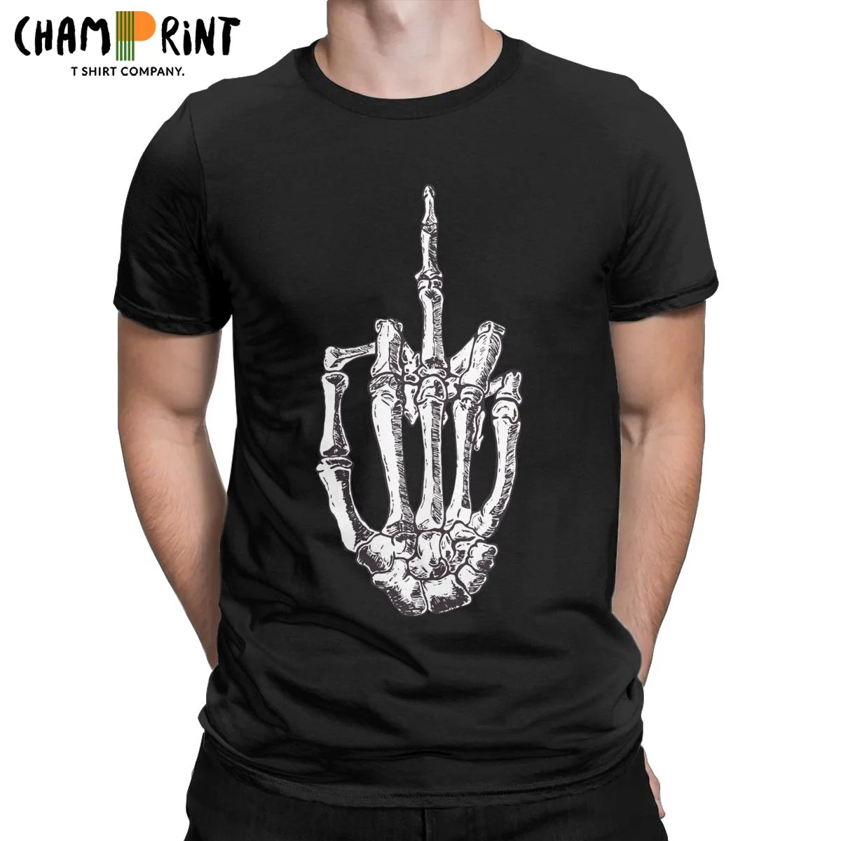 Men T-Shirt Skeletal Middle Finger Streetwexar Fashion 100% Cotton Tee Short Sleeve Skeleton Rude Death T Shirts Top New Arrival
Men T-Shirt Skeletal Middle Finger Streetwexar Fashion 100% Cotton Tee Short Sleeve Skeleton Rude Death T Shirts Top New Arrival