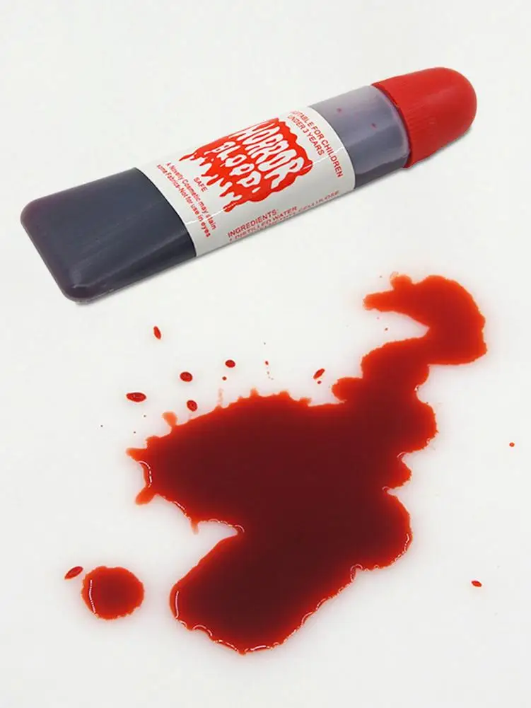 

Ultra Realistic Fake Blood Halloween Horror Party Costume Prop Red Joke Tool Halloween Fake Blood Toy Horror Bleeding Funny Prop