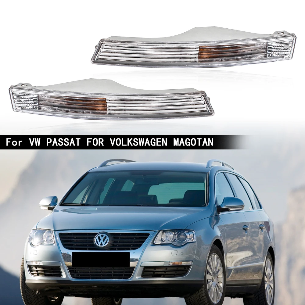 Фото Указатели поворота переднего бампера автомобиля фары без лампочек для VW Passat B6 3C