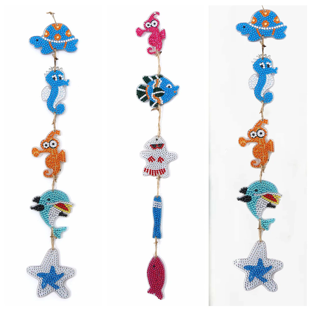 5pcs/Set DIY Diamond Painting Wind Chime Pendants Special Shaped Drill Hanging Ornaments for Home Bedroom Living Room Decoration
5pcs/Set DIY Diamond Painting Wind Chime Pendants Special Shaped Drill Hanging Ornaments for Home Bedroom Living Room Decoration