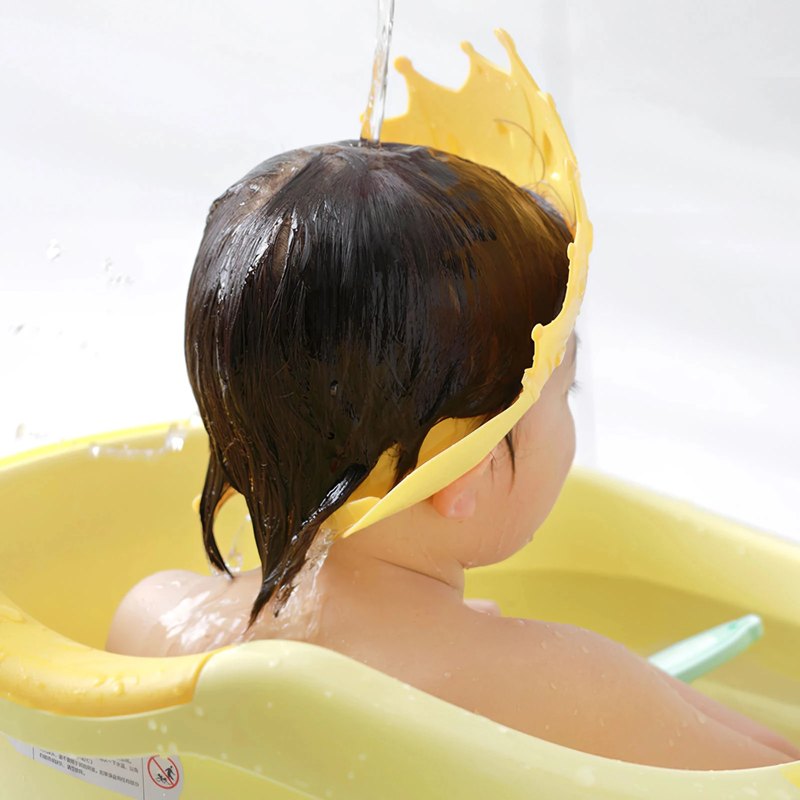 Регулируемая Шапочка для душа новорожденных мытья волос защиты ушей младенцев