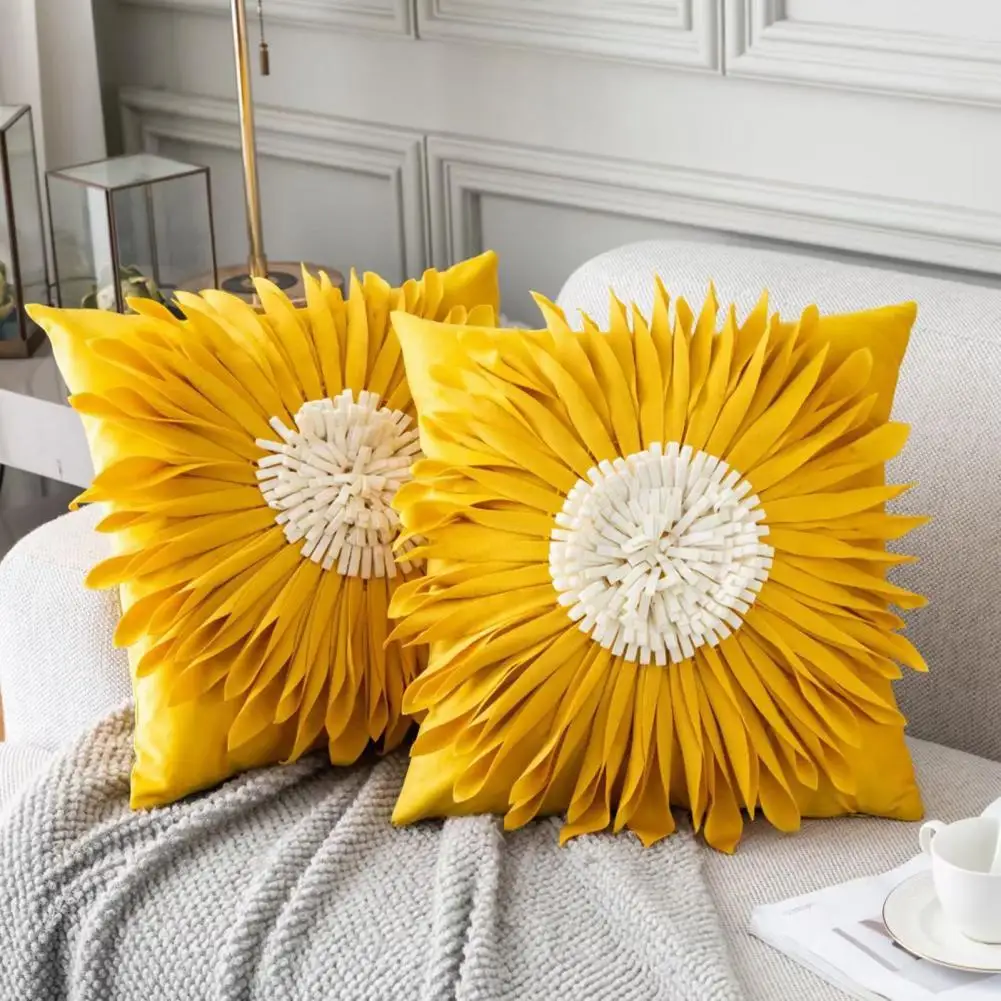Pillow Cover Nice-looking Beautiful Cute Chrysanthemum Shape Cushion Cover Sofa Pillow Case for Home
Pillow Cover Nice-looking Beautiful Cute Chrysanthemum Shape Cushion Cover Sofa Pillow Case for Home