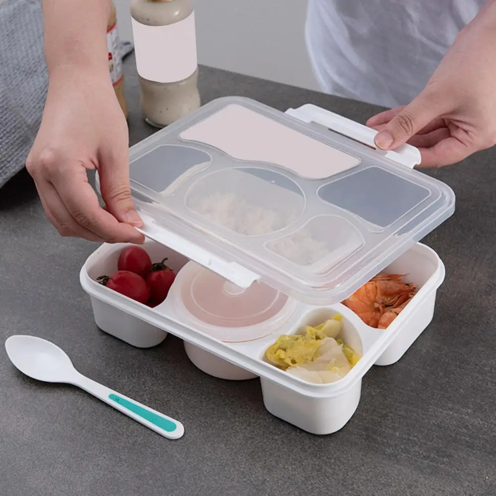 Lunch Boxes 5 Grids Food Grade Boxes Plastic Heat Resistant BPA Free Food Storage Lunch Containers Box for Work/School/Picnic
Lunch Boxes 5 Grids Food Grade Boxes Plastic Heat Resistant BPA Free Food Storage Lunch Containers Box for Work/School/Picnic