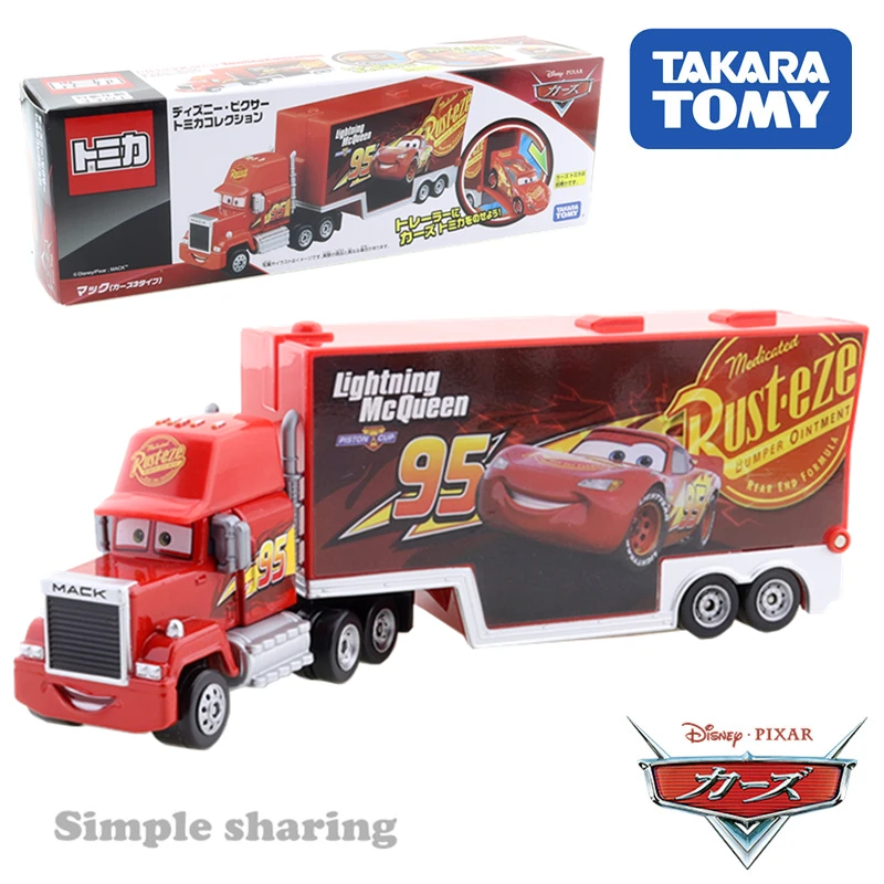 

TAKARA TOMY TOMICA Disney Pixar Cars Truck Mack (Cars 3 Type Hot Pop Kids Toys Motor Vehicle Diecast Metal Model