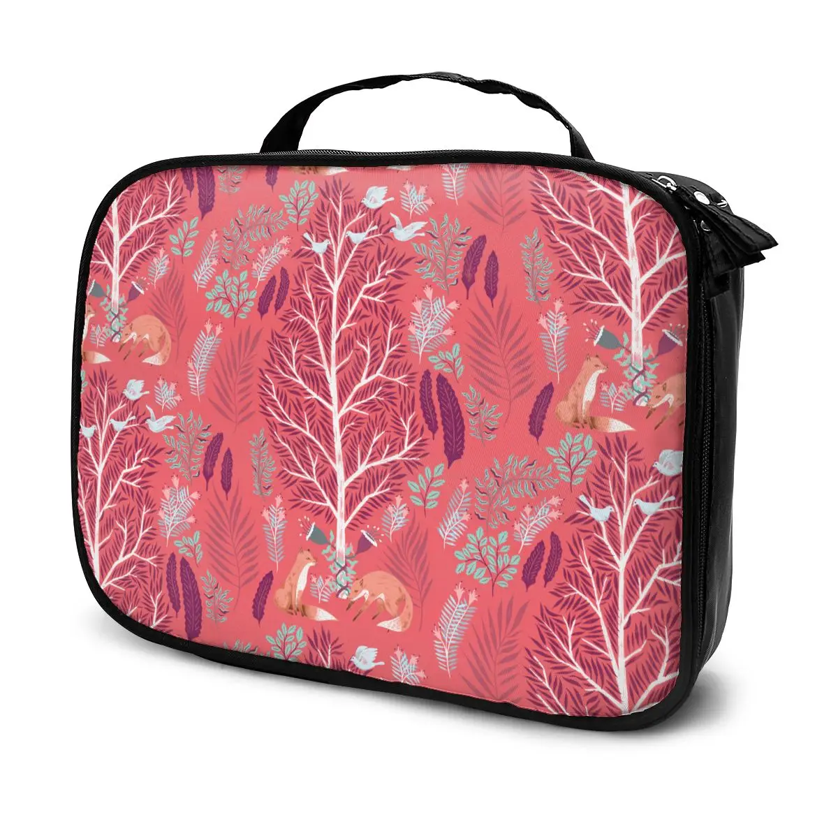 Female Makeup Bag Organizer Fox And Tree Kid Print Nail Make Up Storage Case Travel Tool Cosmetic Bag Beauty Makeup Case
Female Makeup Bag Organizer Fox And Tree Kid Print Nail Make Up Storage Case Travel Tool Cosmetic Bag Beauty Makeup Case