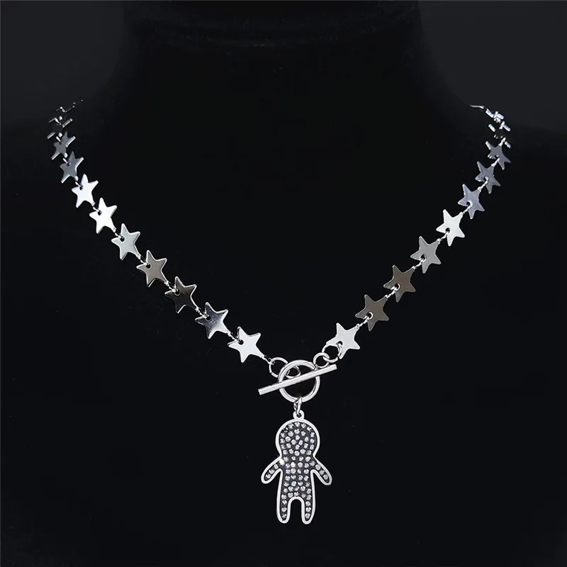 Love Boy Stainless Steel Charm Necklaces for Women/Men Silver Color Choker Necklaces Jewelry colgante acero inoxidable N4874S01
Love Boy Stainless Steel Charm Necklaces for Women/Men Silver Color Choker Necklaces Jewelry colgante acero inoxidable N4874S01
