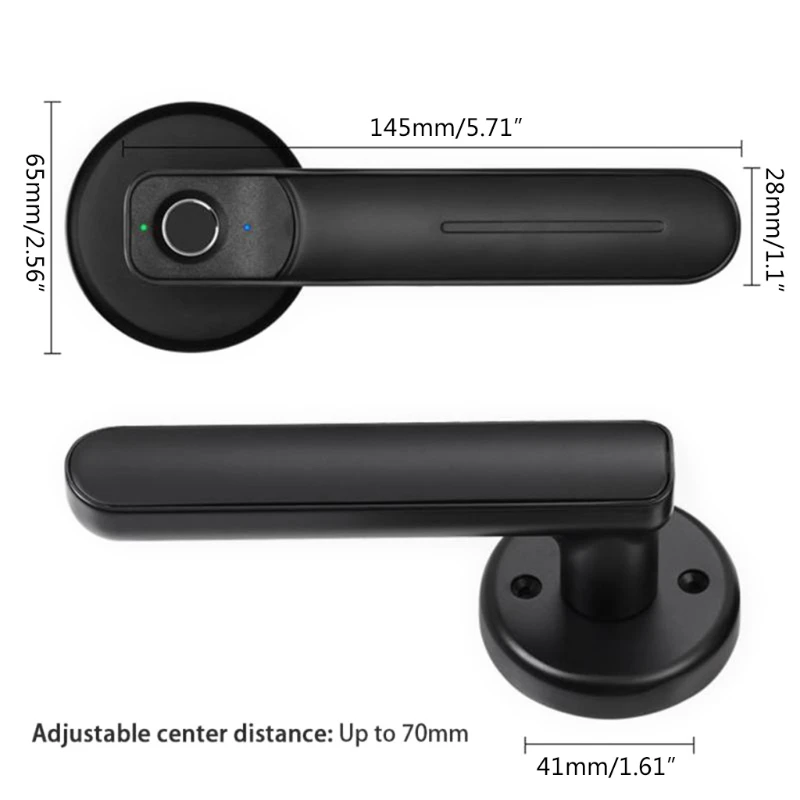 With Keys Safety Home Office Smart Biometric Zinc Alloy Fingerprint Door Lock Semiconductor
With Keys Safety Home Office Smart Biometric Zinc Alloy Fingerprint Door Lock Semiconductor