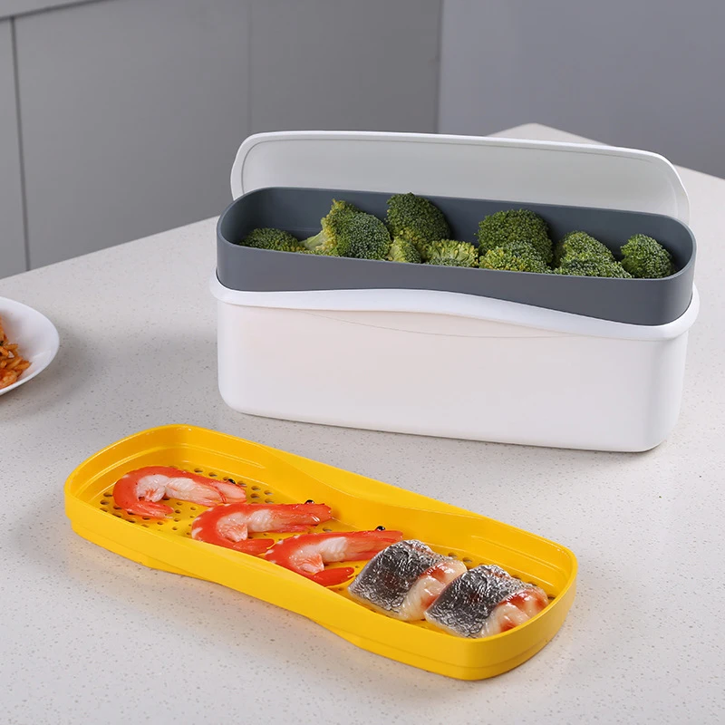 Portable Lunch Box PP Double Layer Container Large-Capacity Fresh-keeping Box for Outdoor Camping Picnic G10
Portable Lunch Box PP Double Layer Container Large-Capacity Fresh-keeping Box for Outdoor Camping Picnic G10