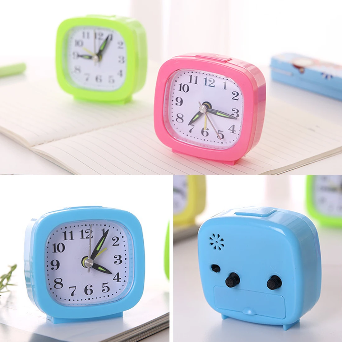 Practice Square Small Bed Compact Travel Quartz Beep Alarm Clock For Chidren Student Home Desk Clock 4 colors
Practice Square Small Bed Compact Travel Quartz Beep Alarm Clock For Chidren Student Home Desk Clock 4 colors