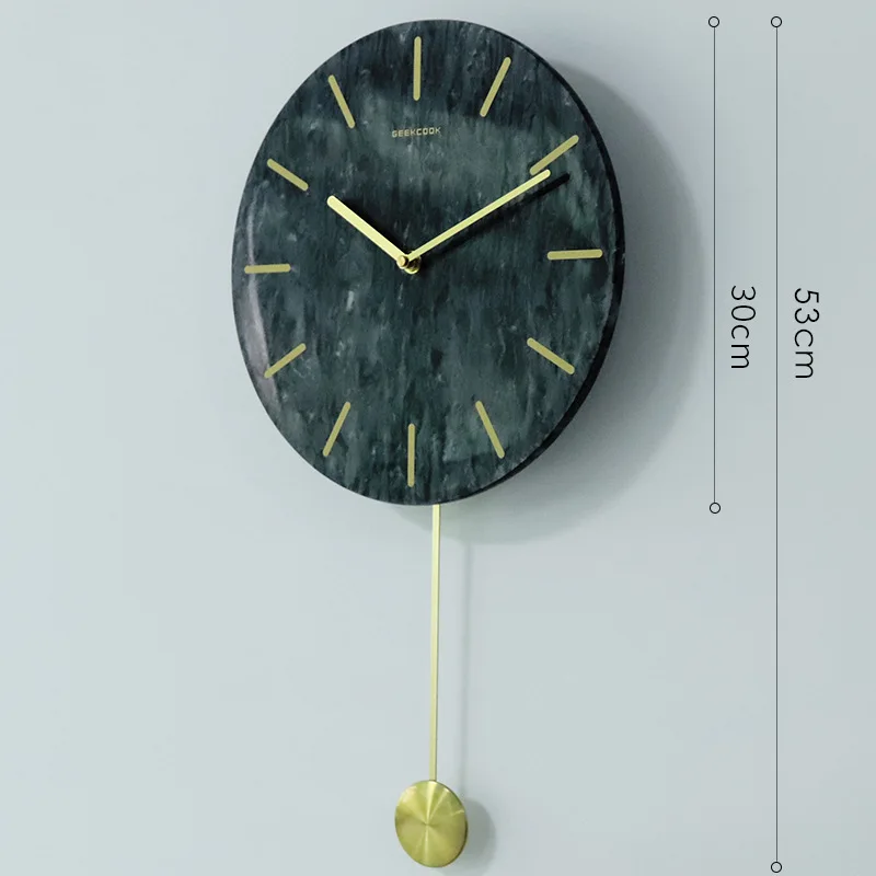 European-Style Marble Wall Clock Modern Creative Gold Big Swing Clocks Wall Home Decor Silent Watch Home Duvar Saati Gift FZ904
European-Style Marble Wall Clock Modern Creative Gold Big Swing Clocks Wall Home Decor Silent Watch Home Duvar Saati Gift FZ904