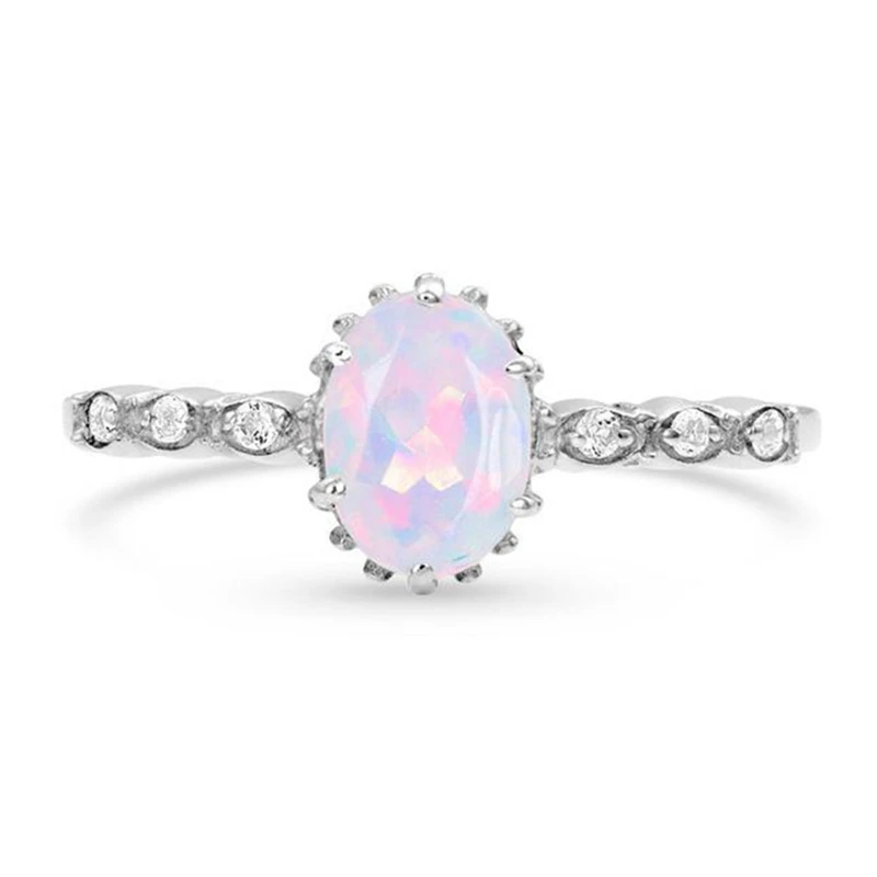 Cute Oval Opal Crystal Micro-Inlaid Zircon Ring for Women Party Wedding Jewelry Accessories Korean Size 6-10
Cute Oval Opal Crystal Micro-Inlaid Zircon Ring for Women Party Wedding Jewelry Accessories Korean Size 6-10