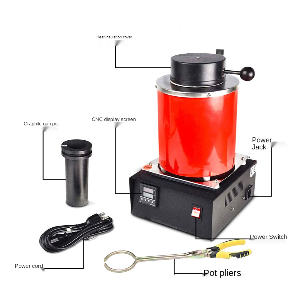2KGMetal gold, silver and aluminum melting machine Graphite quartz crucible jewelry equipment smelting metallurgical machine
2KGMetal gold, silver and aluminum melting machine Graphite quartz crucible jewelry equipment smelting metallurgical machine